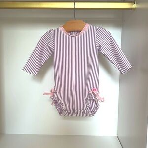 Ruffle Butts 3-6m long sleeve Swimsuit